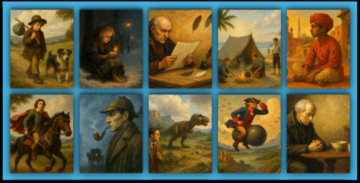 Élève lisant sur tablette