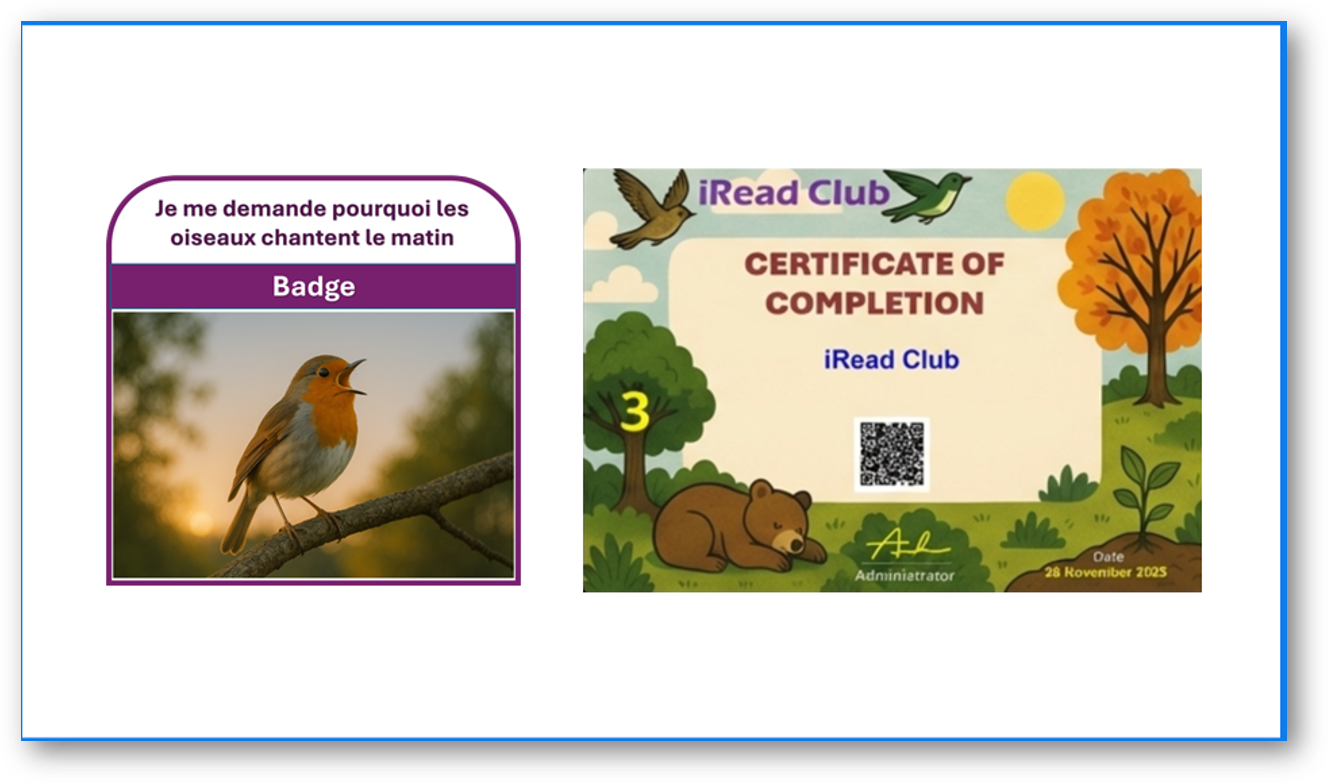 Élève lisant sur tablette